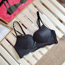 Load image into Gallery viewer, Womens Bra Bralette Push Up Ligerie Sexy Lace Female Bra Seamless Black Pink White Bra Cups Panty Sets Underwear Set