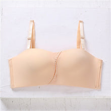 Load image into Gallery viewer, Womens Strapless Tops Bras Bralette Push Up Bra Ligerie Sexy Underwear Seamless Black White Skin Tube Top Bra Intimate