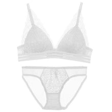 Load image into Gallery viewer, Lingerie Mulher Bra Brief Set Push Up Bra Lingerie Sexi Sexy Womens Brassiere Bralette Thin Cup Lace Bras Panty Sets Intimates