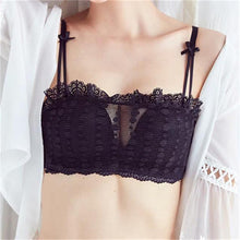 Load image into Gallery viewer, Womens Bra Bralette Push Up Bra Female Ligerie Sexy Lace  Seamless Black Grey White Cups Bra Panty Sets Underwear Set Lolita