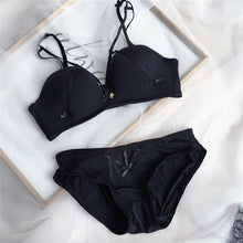 Load image into Gallery viewer, Bra Brief Sets Sexy Underwear Lingerie Sexy Bralette Bra Panty Set Intimates Female Women Wire Free Push Up Leopard Bra Set