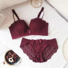 Load image into Gallery viewer, Lingerie Mulher Push Up Bra Lengerie Sexi Sexy Womens Bra Set Seamless Bralette for Female  Bras Panty Sets Brief Intimates